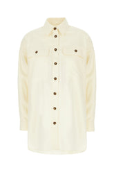 Camicia in cotone crema -  | Wise