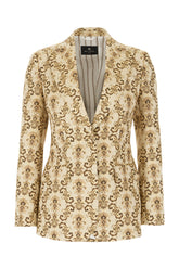 Embroidered polyester blend blazer -  | Wise