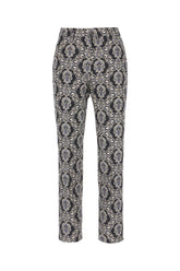 Embroidered polyester blend pants -  | Wise