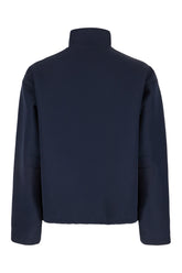 Giubbino in misto lana blu navy -  | Wise