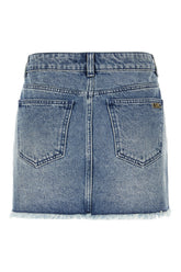 Denim mini skirt -  | Wise