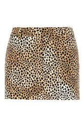 Printed polyester mini skirt -  | Wise