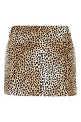 Printed polyester mini skirt -  | Wise