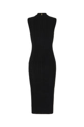 Abito in misto viscosa stretch nera -  | Wise