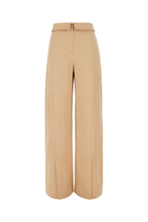 Beige acetate blend pants -  | Wise