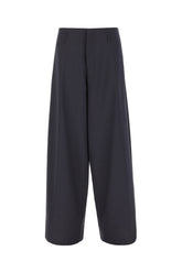 Pantalone in misto poliestere stretch blu notte -  | Wise