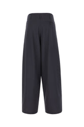 Pantalone in misto poliestere stretch blu notte -  | Wise