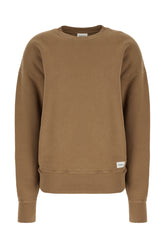 Biscuit cotton oversize sweatshirt -  | Wise