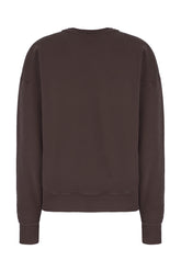 Purple cotton oversize sweatshirt -  | Wise