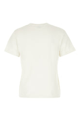 Chalk cotton blend t-shirt -  | Wise