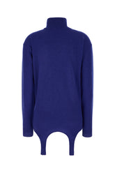 Maglione in cashmere blu -  | Wise