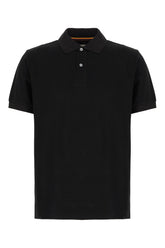 Polo in piquet nera -  | Wise