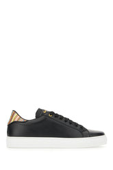 Black leather sneakers -  | Wise