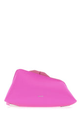 Clutch 8:30PM in raso rosa fluo -  | Wise