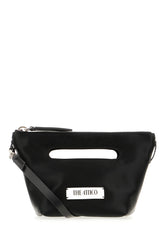 Black satin Via Dei Giardini 15 handbag -  | Wise