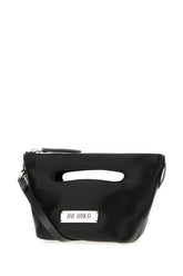 Black satin Via Dei Giardini 15 handbag -  | Wise