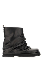 Black leather Mini Robin boots -  | Wise