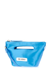 Light- blue satin Via Dei Giardini 15 handbag -  | Wise