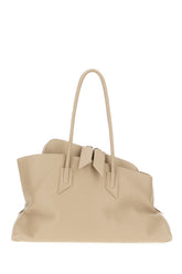 Sand leather La Passeggiata medium shoulder bag -  | Wise