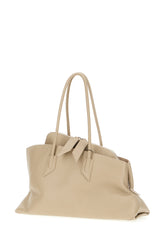 Sand leather La Passeggiata medium shoulder bag -  | Wise