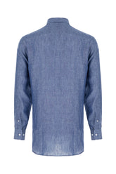 Camicia in lino blu -  | Wise