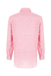 Pink linen shirt -  | Wise