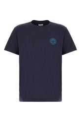 T-shirt in cotone blu notte -  | Wise