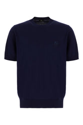 Navy blue cotton sweater -  | Wise