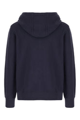 Midnight blue cotton blend sweatshirt -  | Wise