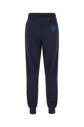 Pantalone jogging in misto cotone blu notte -  | Wise