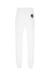 Pantalone jogging in misto cotone bianco -  | Wise