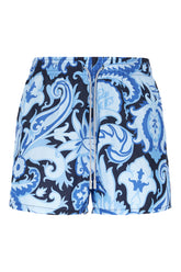 Printed polyester swimming shorts -  | Wise