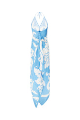 Printed silk beach robe -  | Wise