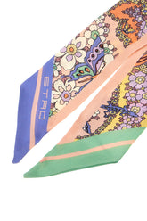 Printed silk foulard -  | Wise