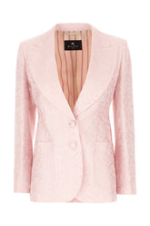 Embroidered viscose blend blazer -  | Wise