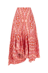 Printed cotton skirt -  | Wise