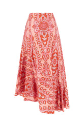 Printed cotton skirt -  | Wise