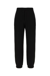 Pantalone jogging in cotone nero -  | Wise