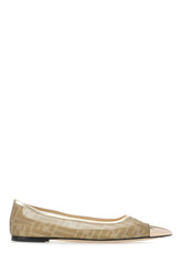 Gold nylon Colibrì Lite ballerinas -  | Wise