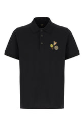 Polo in piquet nero -  | Wise