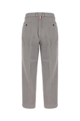 Grey cotton chino pants -  | Wise