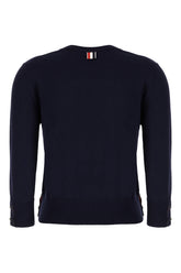 Navy blue cotton sweater -  | Wise