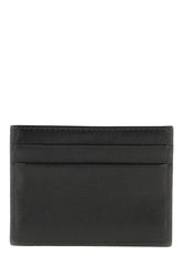 Black leather card holder -  | Wise