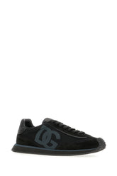 Black suede and mesh DG Aria sneakers -  | Wise