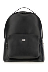 Black leather backpack -  | Wise