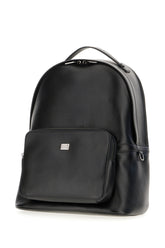 Black leather backpack -  | Wise