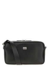 Black leather crossbody bag -  | Wise