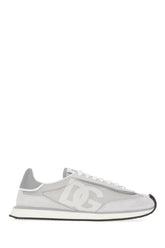 Two-tone suede and mesh DG Aria sneakers -  | Wise