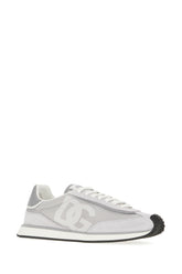 Two-tone suede and mesh DG Aria sneakers -  | Wise