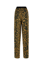 Printed stretch silk pants -  | Wise